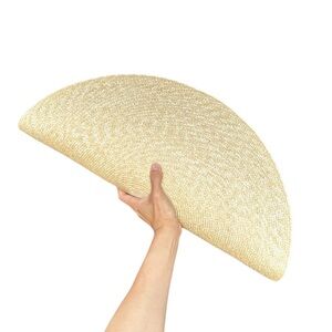 NWT COS Oversized Soleil Straw Raffia Taco Clutch